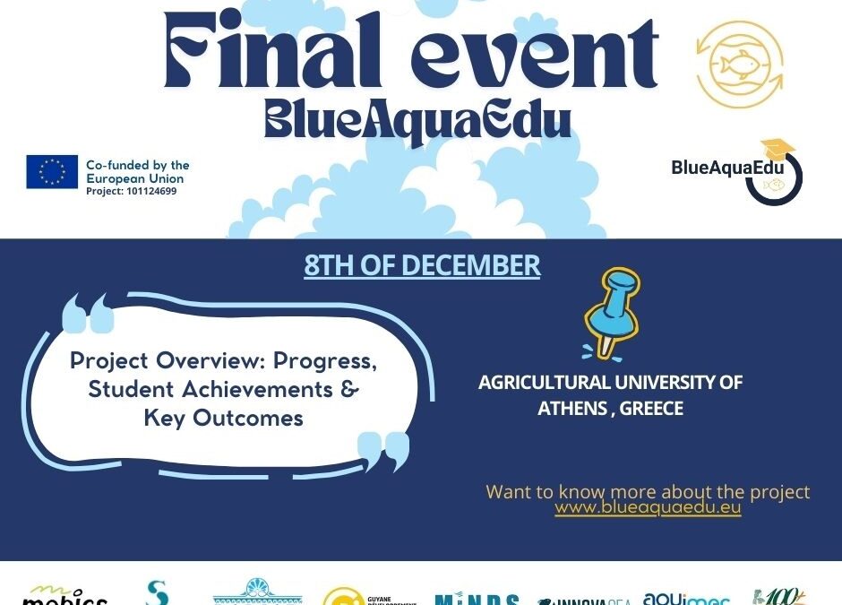 BlueAquaEdu Final Event: Advancing Skills in the European Blue Economy